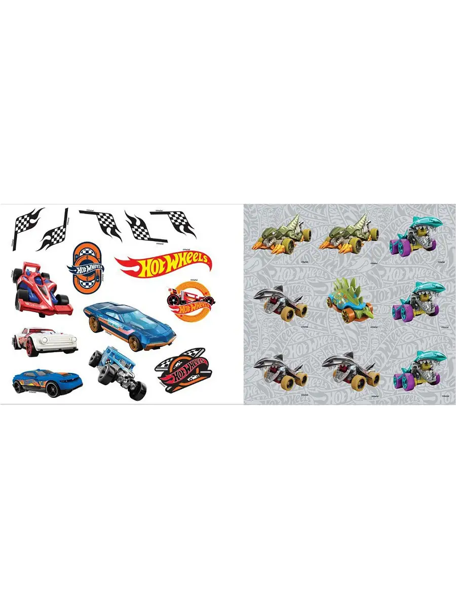 Набор: раскраски+развив. книга Hot Wheels 16019482 купить в  интернет-магазине Wildberries