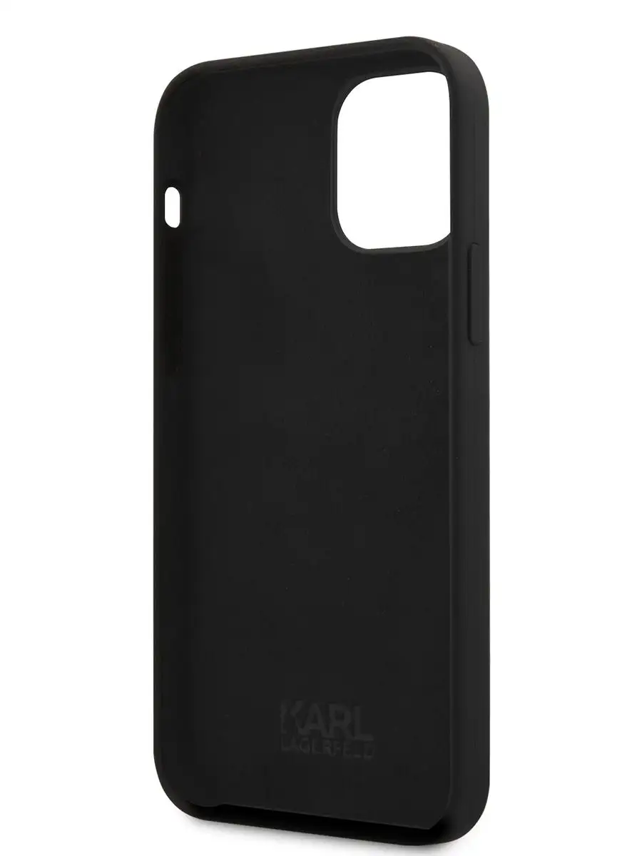 Karl Lagerfeld Чехол на iPhone 12 и 12 Pro силиконовый Liquid silicone