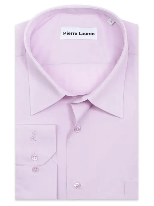 Pierre Lauren Рубашка больших размеров, фиолетовый