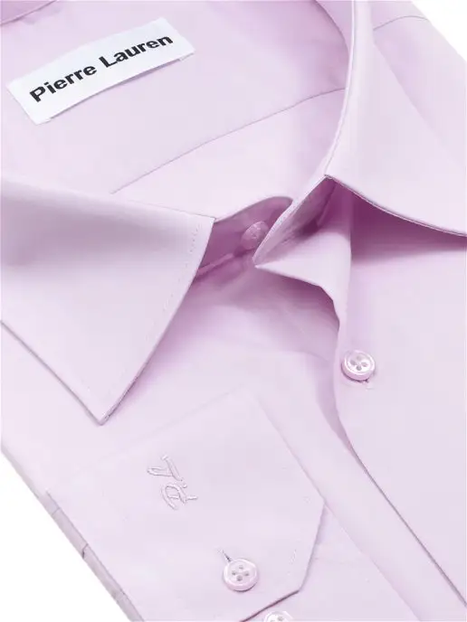 Pierre Lauren Рубашка больших размеров, фиолетовый, фото 4