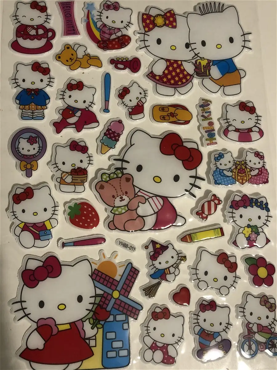 Наклейки Hello Kitty Хэллоу Китти Ponito 16022721 купить в  интернет-магазине Wildberries