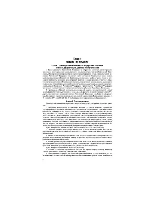 ПРОСПЕКТ О собраниях, митингах, демонстрациях, вариант, фото 2