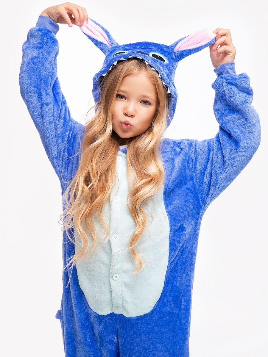 Пижама домашняя одежда кигуруми Стич для детей You Me Kigurumi 16059493  купить за 645 ₽ в интернет-магазине Wildberries