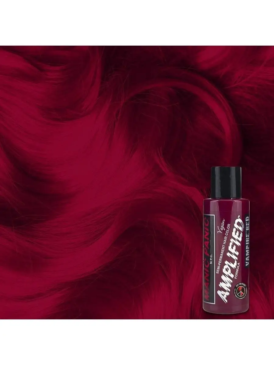 Красная краска для волос Vampire Red 118 мл Manic Panic 16090000 купить в  интернет-магазине Wildberries