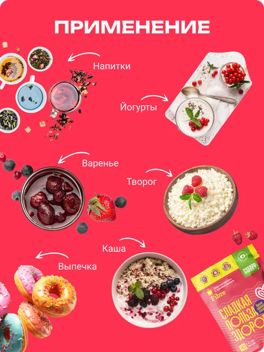 Пребиосвит Сахарозаменитель Файбер без сахара 3х150, вариант, фото 7
