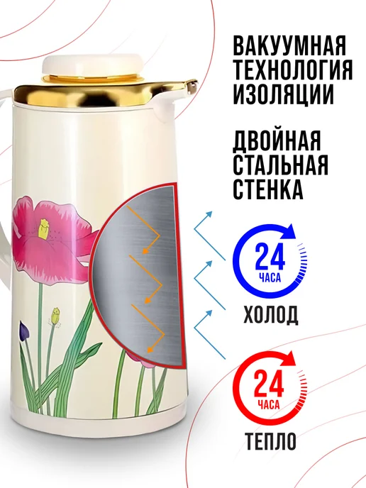 Термос 1 литр - фото 11