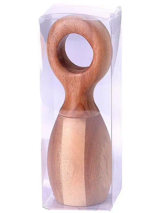 Мельница для специй ручная механическая дерево - фото 9