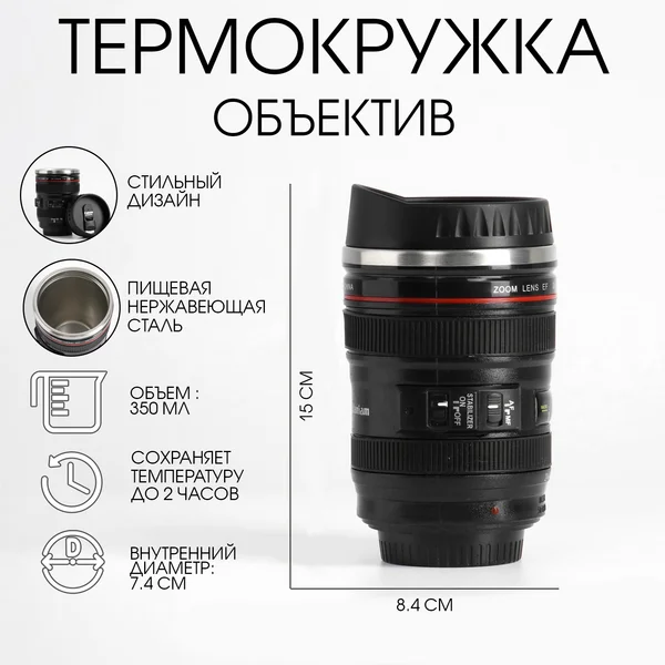 Термокружка Объектив