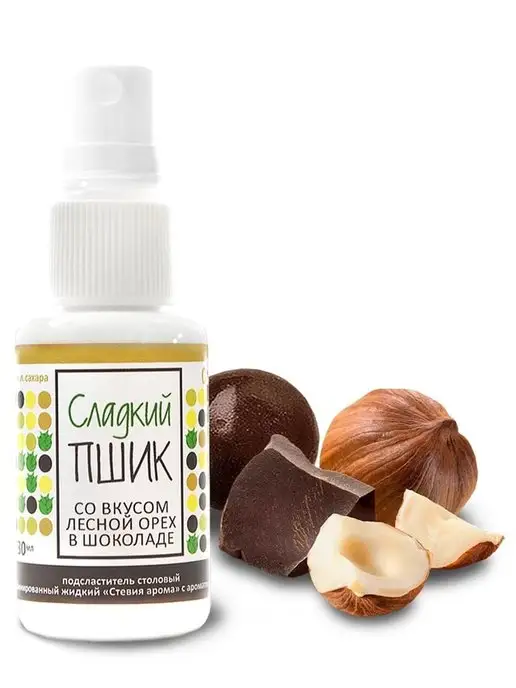 Evolution Food Сахарозаменитель Сладкий Пшик Лесноq орех в шоколаде, 30 мл, 30 мл