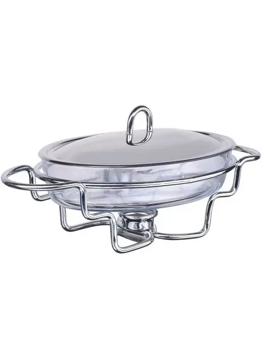 Мармит с подогревом от свечи фондюшница 1,5 л - фото 6