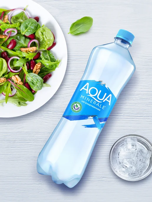 AQUA MINERALE Аква Минер без газа 12 шт по 1 л, 12 шт, 1 л, фото 6