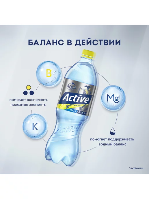 AQUA MINERALE Вода питьевая негазированная со вкусом Цитруса 12 шт по 1 л, 12 шт, 1 л, фото 3