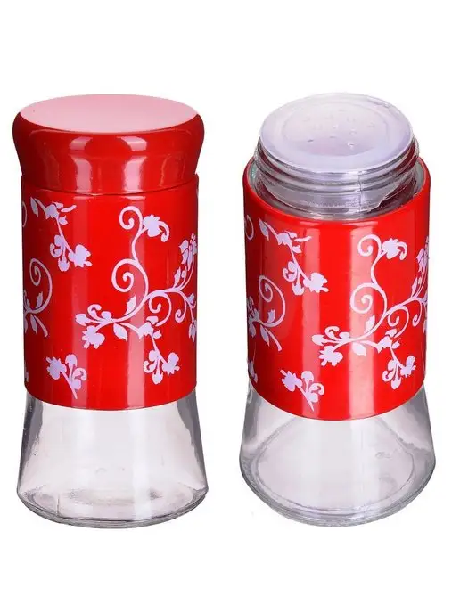 Набор для специй на стол на подставке стекло нержавейка 4 шт - фото 13