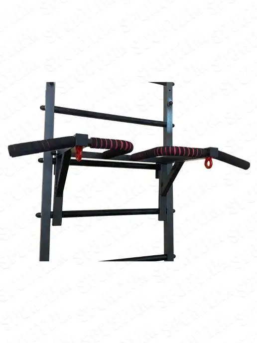 Sportlim Турник Профи для шведской стенки, серый, фото 4