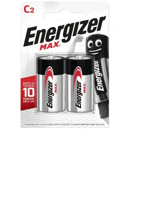 Energizer Батарейки Max E93 C R14, 2 шт, 2 шт