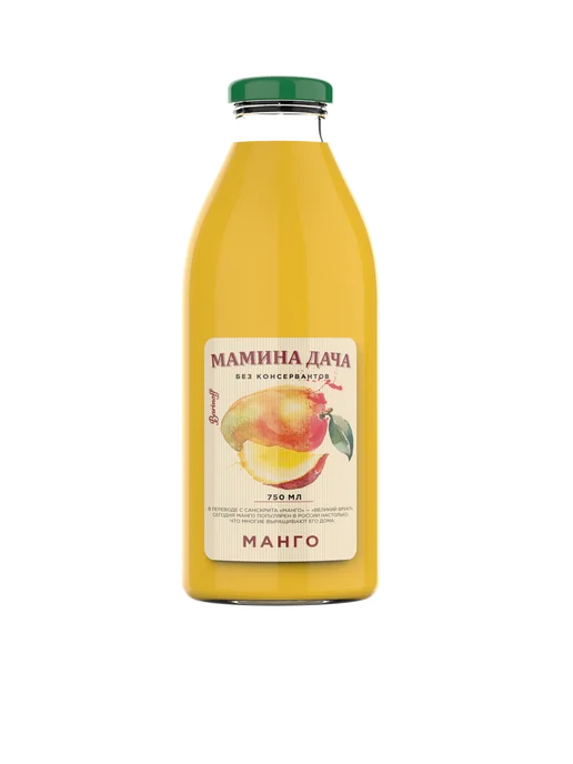 Barinoff Нектар Манго с мякотью ТМ "Мамина дача" 0,75 л, 750 мл, фото 5