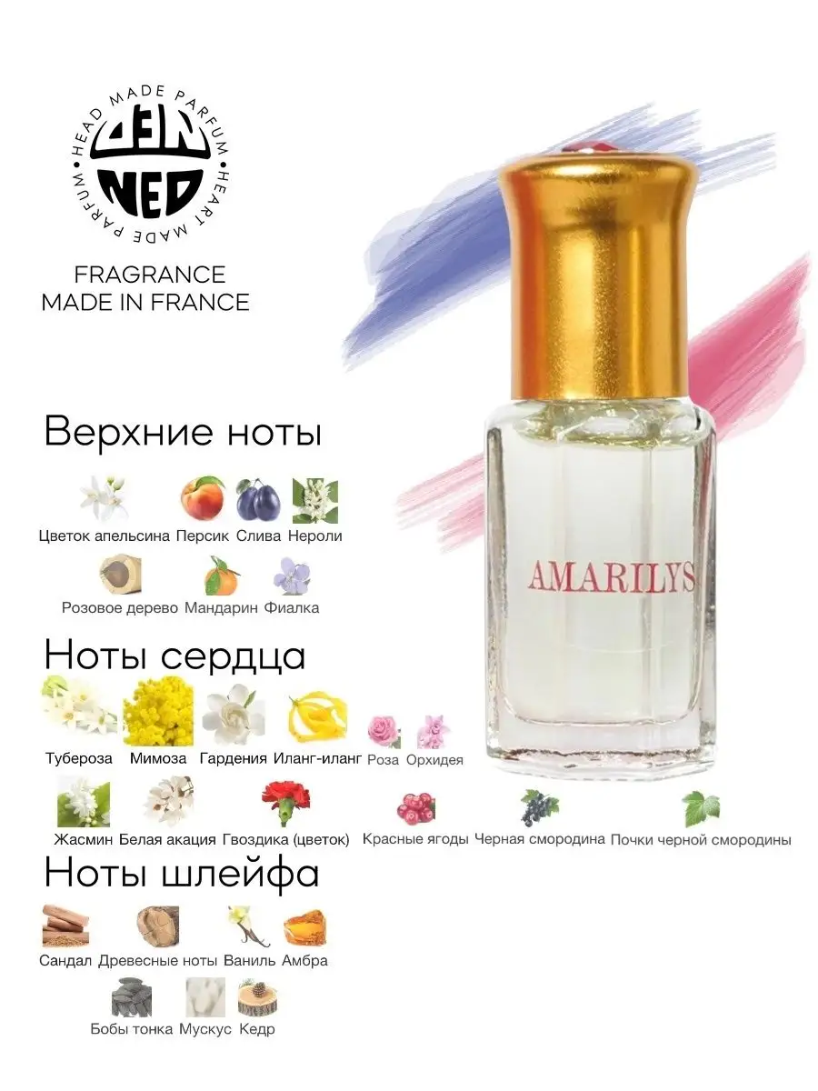 Масляные духи цветочные AMARILYS Амарилис 6 мл Neo Parfum 16246113 купить  за 137 ₽ в интернет-магазине Wildberries