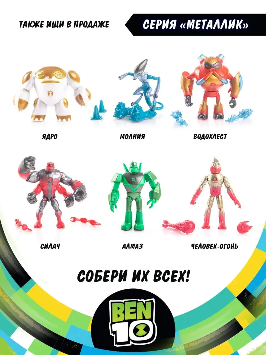 Фигурка игрушка Бронированный Ядро Бен 10 BEN 10 16252771 купить в  интернет-магазине Wildberries