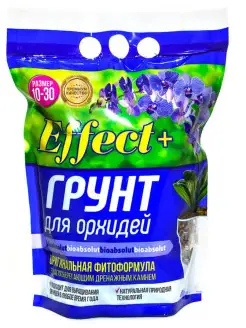 Грунт для орхидей среднего размера 10-30mm, 4 л Effect+ 16278818 купить за 260 ₽ в интернет-магазине Wildberries