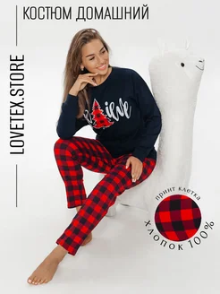 Костюм домашний lovetex.store 16301713 купить за 1 528 ₽ в интернет-магазине Wildberries
