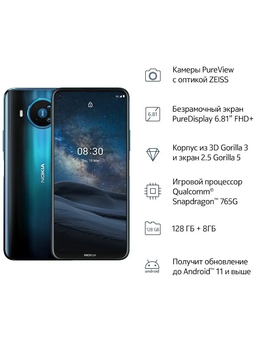 Смартфон 8.3 5G / 8/128GB /6.81