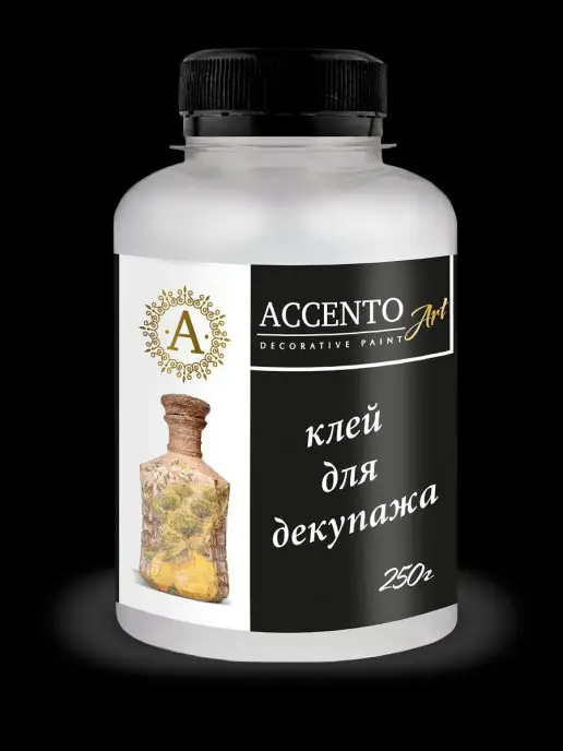 AccentO Клей для декупажа 250г ART