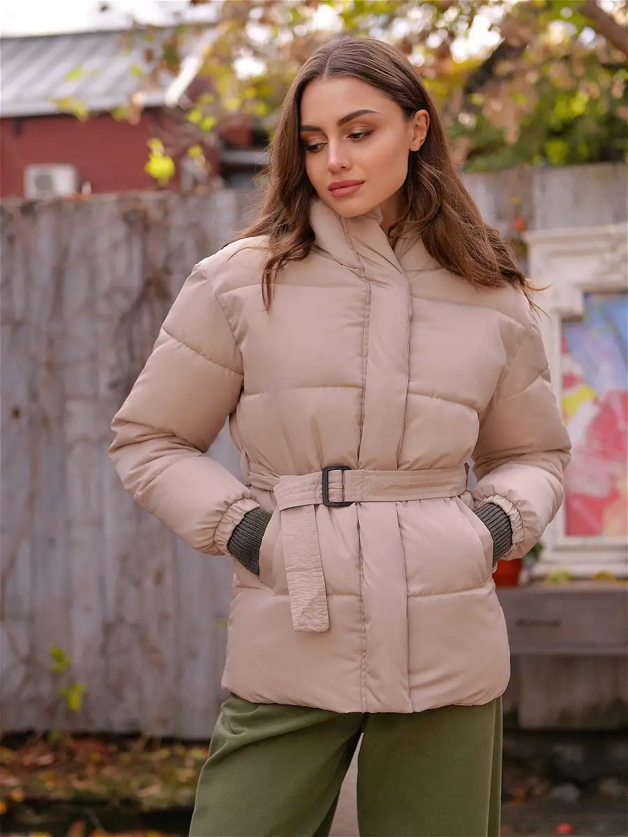 Женские кожаные куртки с поясом или ремнем — купить в интернет-магазине Ламода