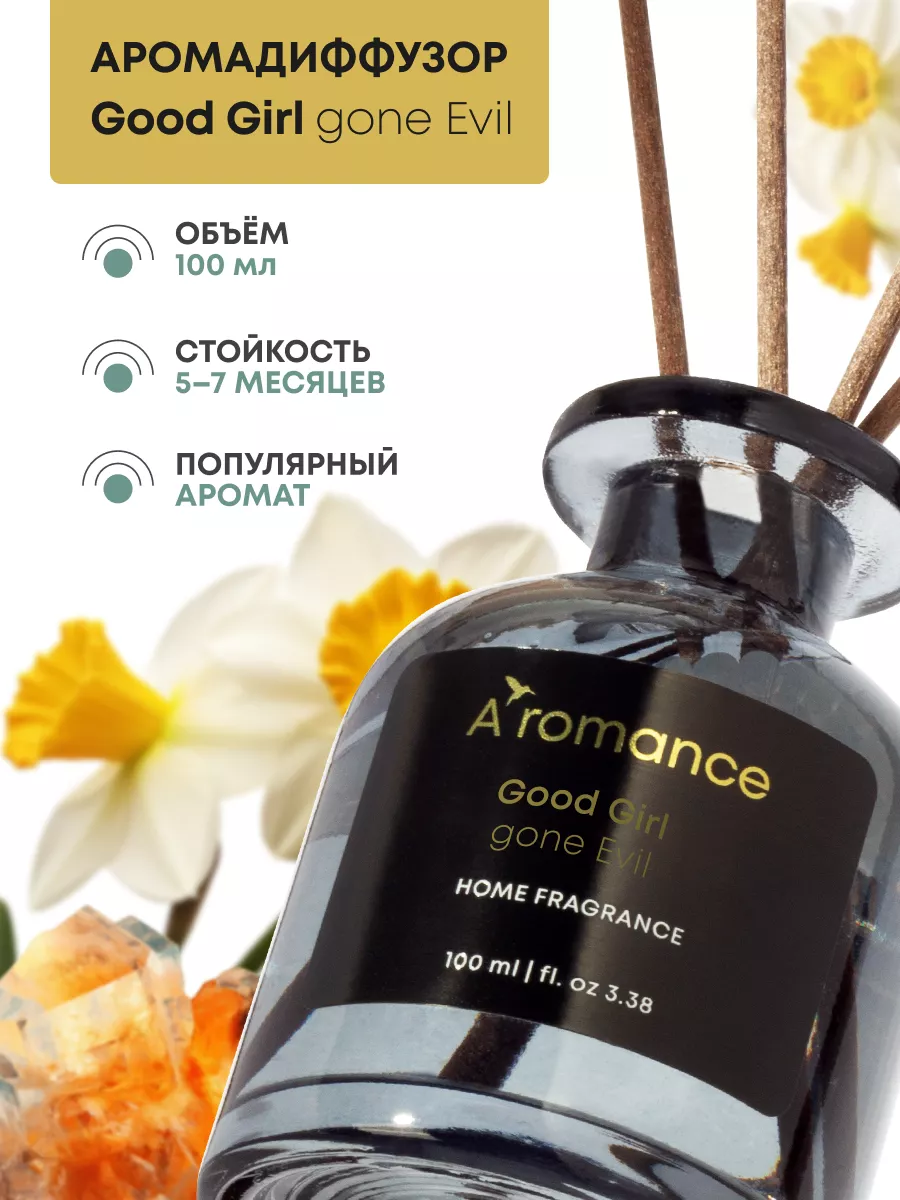 Ароматизатор для дома парфюм аромат диффузор с палочками Aromance 16352934  купить за 1 164 ₽ в интернет-магазине Wildberries