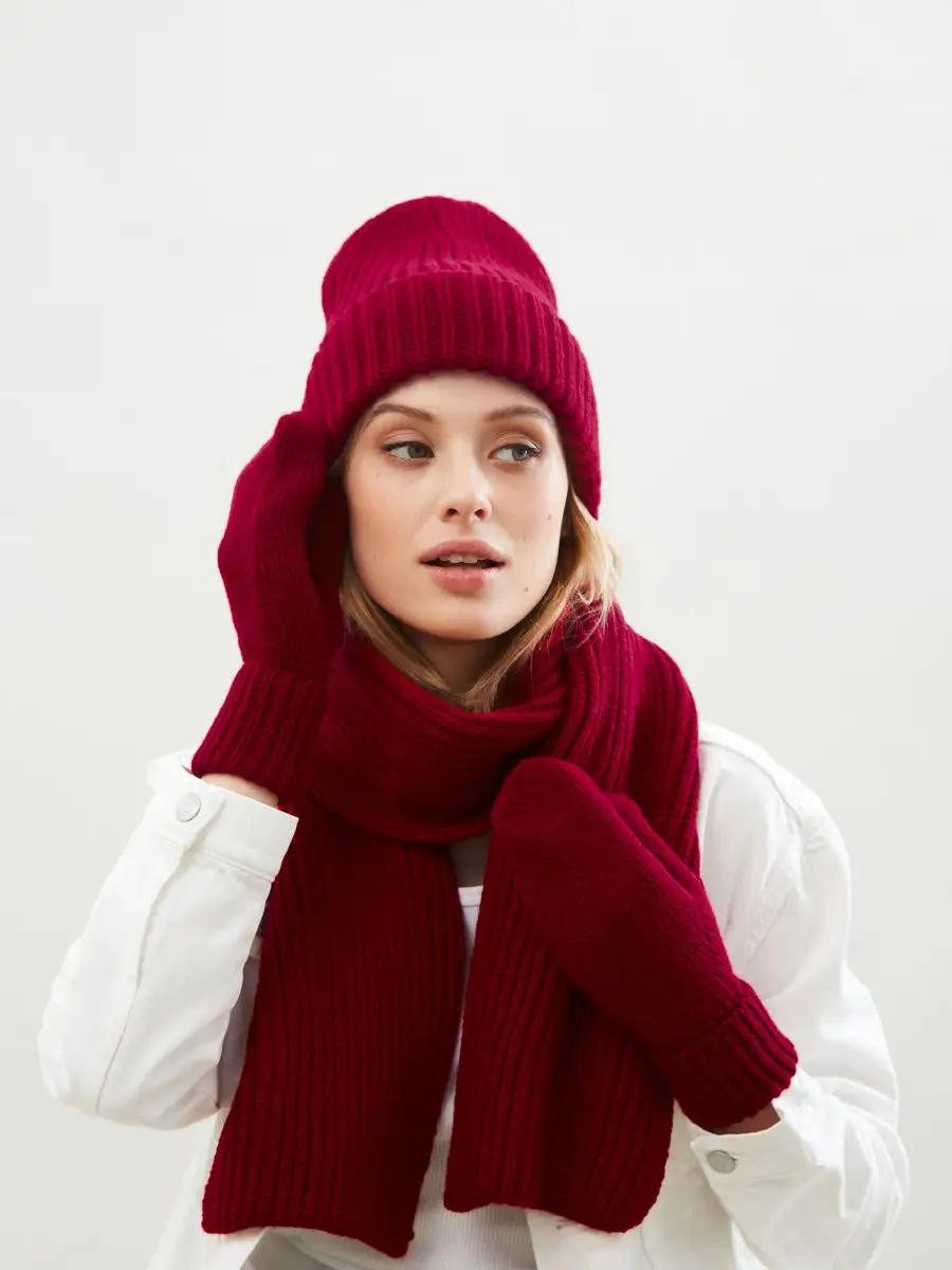 Шапки и шарфы на осень-зиму