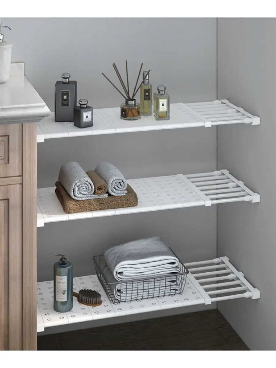 Раздвижная полка Closet Storage Rack (30-40 см.) 0risma 16377477 купить в  интернет-магазине Wildberries