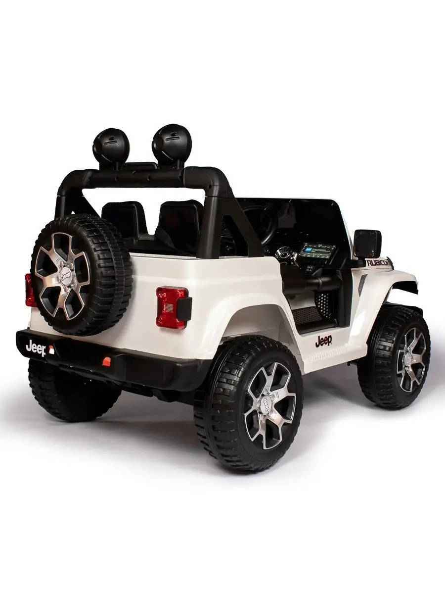 Детский электромобиль JEEP RUBICON 4x4 DK-JWR555 (Лицензия), с пультом Д/У,  колеса EVA BabyRacer 16393940 купить в интернет-магазине Wildberries