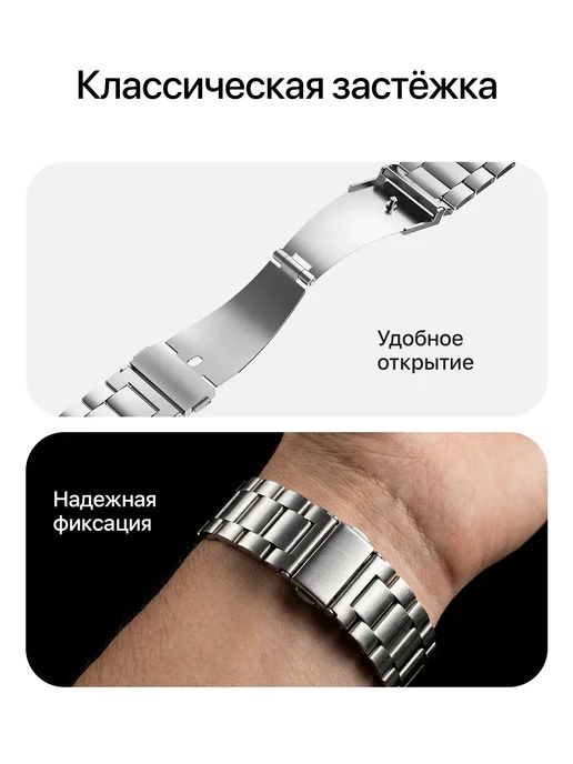 Ремешок для Apple Watch 42, 44, 45, 46, 49 мм 1-10 SE, серый, фото 3