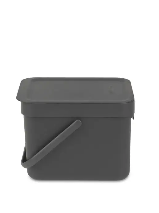 Brabantia Ведро мусорное Sort&Go встраиваемое серый 6л 109720, 6 л, фото 2