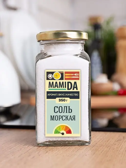 MamiDA Соль морская пищевая МамиДА, 350г, 350 г, фото 7