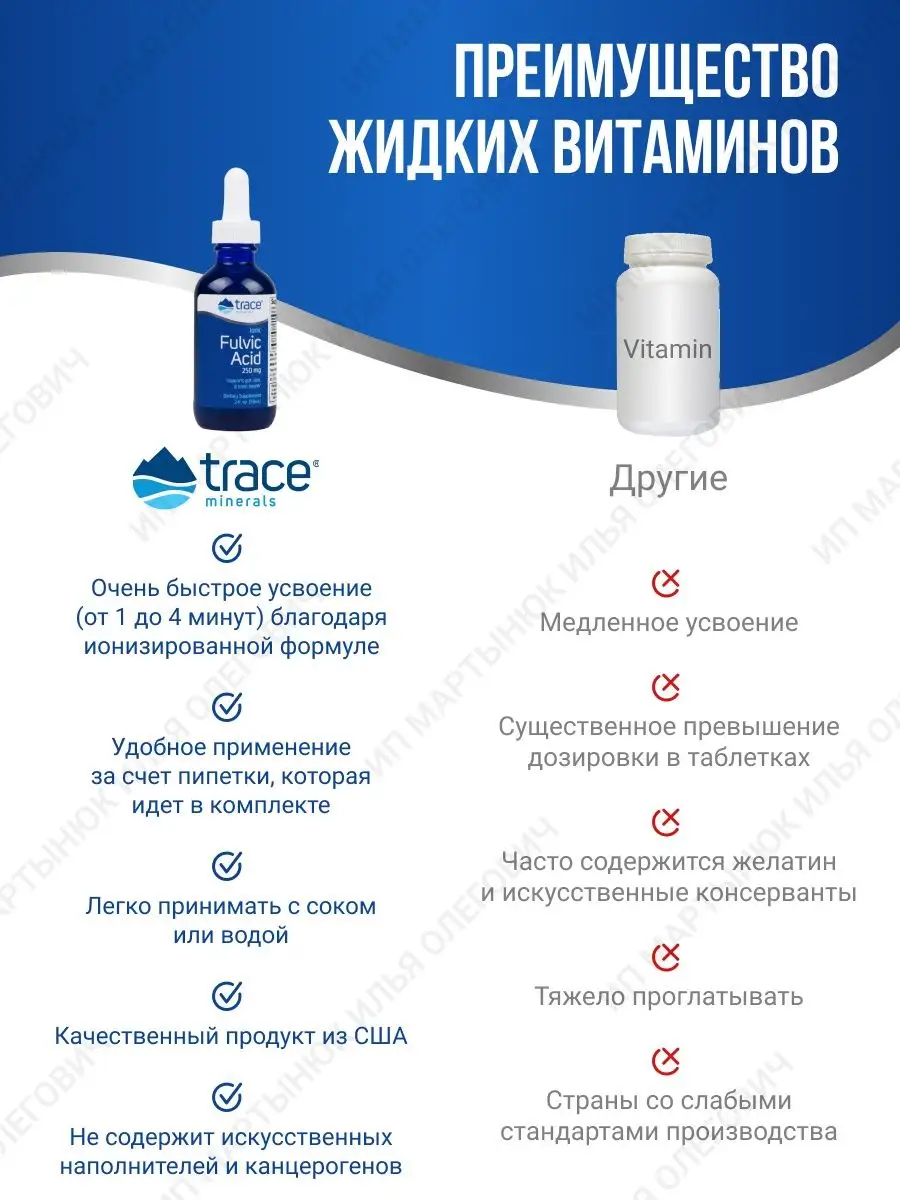 Фульвовая кислота / Fulvic Acid Trace Minerals 16527180 купить за 1 710 ₽ в  интернет-магазине Wildberries