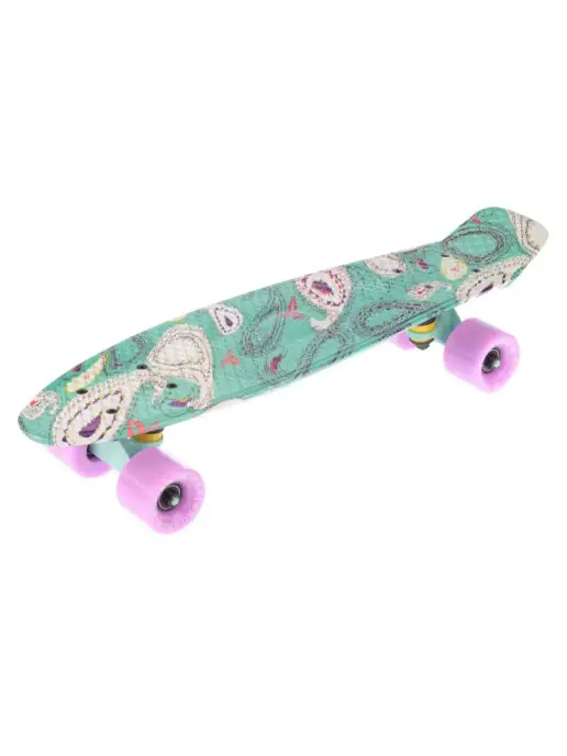 Fish Skateboards Скейтборд 22" (шасси ALU, PU 78А 59*45 мм, ABEC-7 Chrome, ви…, 59x45 мм