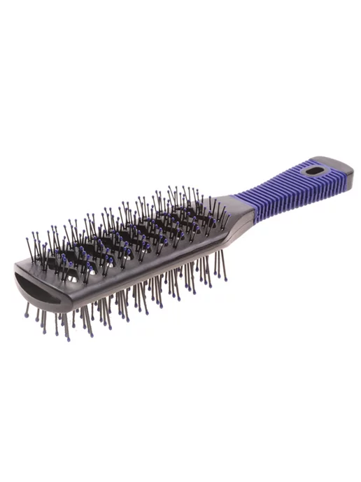 Royal rose Щетка для волос двухсторонняя широкая цвет синий, синий, фото 3