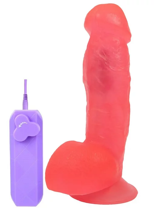 Trestsex Вибратор-фаллоимитатор 19см, розовый, фото 4
