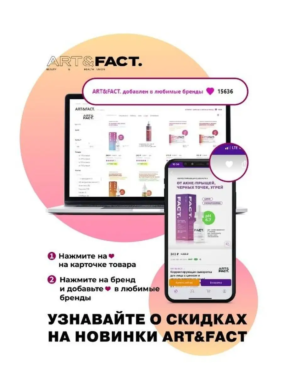 Сыворотка для мезороллера, 14 мл ART&FACT. 16735170 купить в  интернет-магазине Wildberries