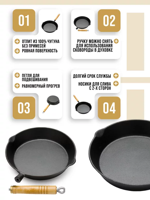 Чугунная сковорода - фото 9