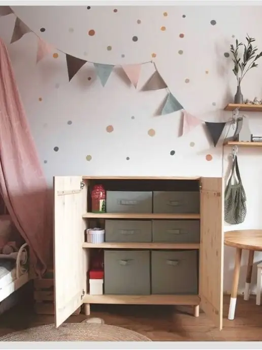 Bumashka Shop Интерьерные наклейки на стену горошек, вариант, фото 3