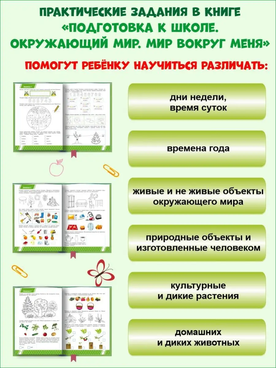 Подготовка к школе. Окружающий мир. Мир вокруг меня Издательство Планета  16821226 купить за 203 ₽ в интернет-магазине Wildberries