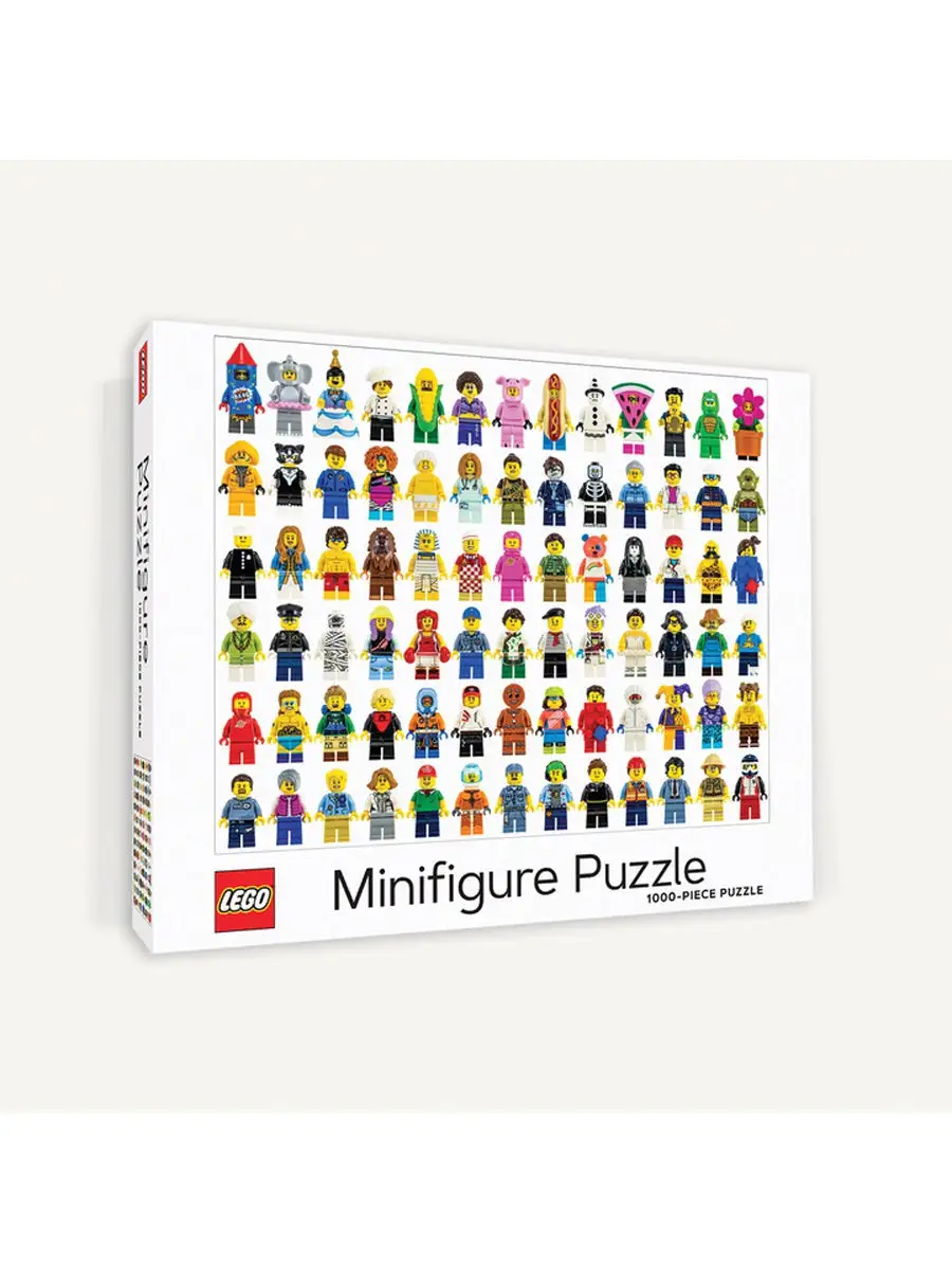 Пазл Lego, пазлы 1000 элементов Minifigure Puzzle LEGO 16824998 купить в  интернет-магазине Wildberries