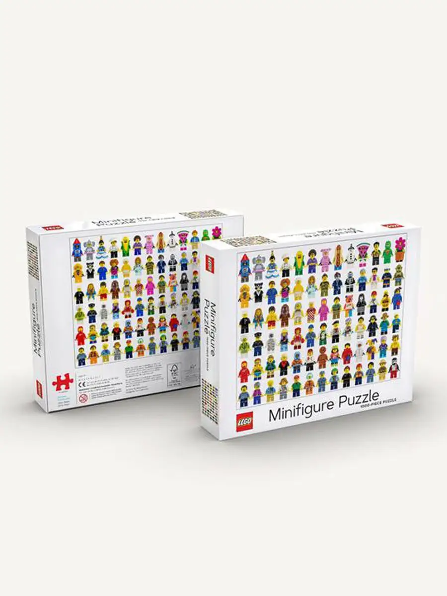 Lego minifigure puzzle 1000 sale