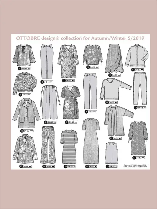 OTTOBRE design журнал woman 5 2019, вариант, фото 2