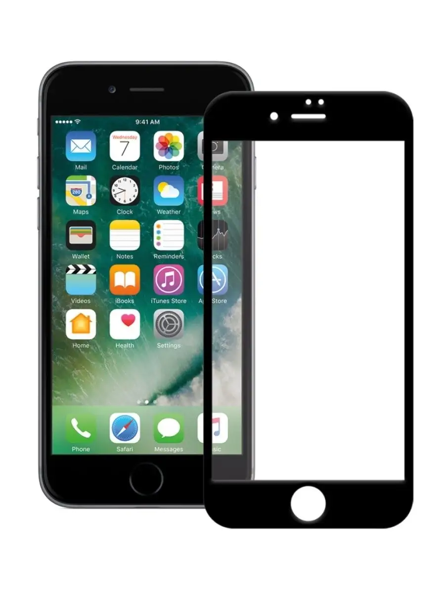 Защитное стекло на iPhone 6S Plus 6 Plus HD+ с рамкой APG-T 16846607 купить  за 172 ₽ в интернет-магазине Wildberries