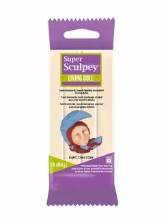 Полимерная глина Living Doll "Light" Super Sculpey 16880359 купить за 1 992 ₽ в интернет-магазине Wildberries