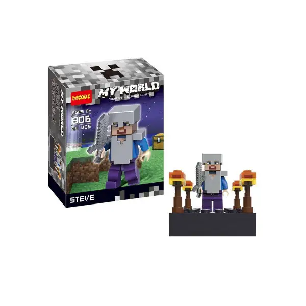 Конструктор "Фигурка Мой мир", МИКС/Блочный/Игрушка фигурка/Детский