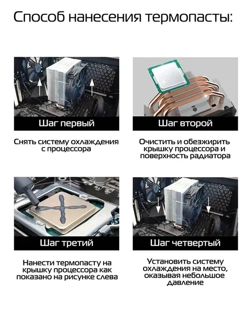 STEEL Карбид-кремниевая термопаста STP-G, 3гр для компьютера, 3 г, фото 6