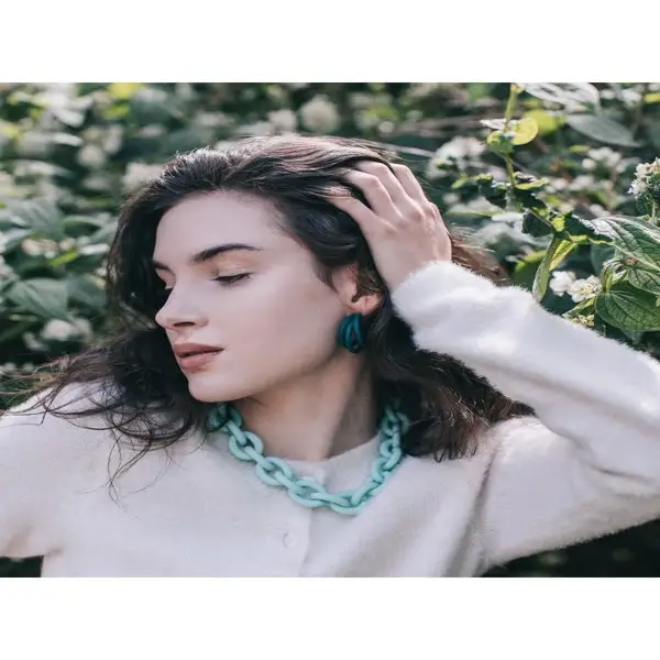 Серьги-кольца «Боттега» тройные, d-3,5